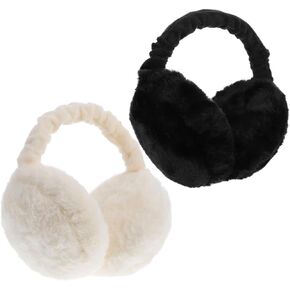 أغطية أذن شتوية من BESPORTBLE، أغطية أذن دافئة من الفرو الصناعي، أغطية أذن دافئة من الفراء، تدفئة الأذن في الهواء الطلق للنساء والفتيات، قطعتان in Kuwait