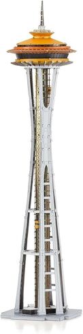 Fascinations Metal Earth Premium Series 1962 World's Fair Space Needle 3D Metal Model Kit Bundle with Tweezers in Saudi Arabia
