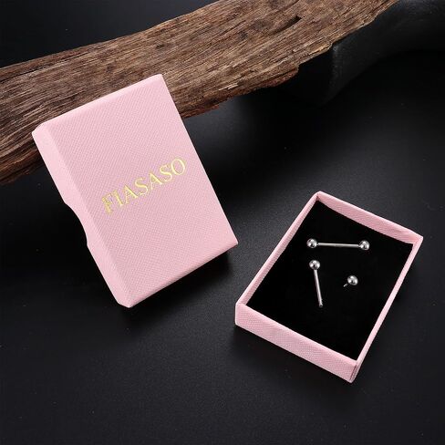 FIASASO 14G حلقات الحلمة G23 التيتانيوم الحلمة الحدائد الحلمة الثقب اللسان خواتم تشيكوسلوفاكيا مستقيم الحلمة بار للنساء الرجال الحلمة ثقب المجوهرات 12 مم 14 مم 16 مم 18 مم in Kuwait