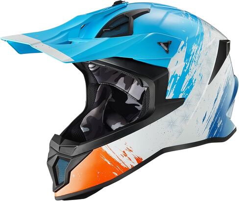 ILM ديرتبايك الألياف الزجاجية خوذة موتوكروس خفيفة الوزن للغاية ATV الطرق الوعرة موتوسيكليتا كاسكو للرجال والنساء DOT Model-610 in Kuwait