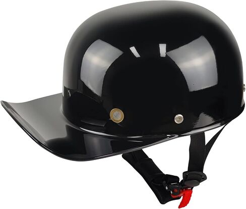 Baseball Cap Motorcycle Helmet,DOT Approved Vintage Open Face Unisex-Adult Half Helmets for Scooter Moped Cap Street Cruiser in Saudi Arabia