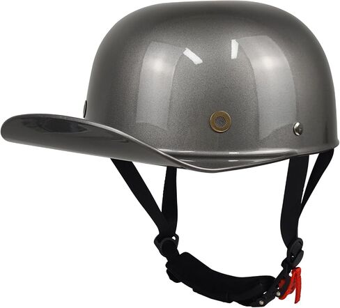 Baseball Cap Motorcycle Helmet,DOT Approved Vintage Open Face Unisex-Adult Half Helmets for Scooter Moped Cap Street Cruiser in Saudi Arabia