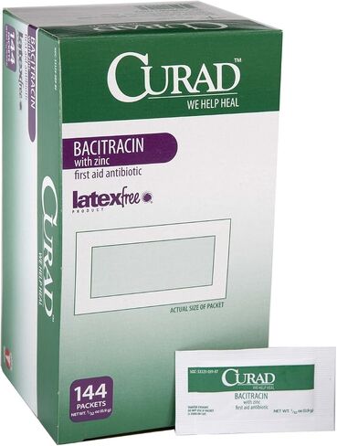 CURAD Bacitracin Ointment with Zinc, 0.9 g Foil Packet, Case of 1728 in Saudi Arabia