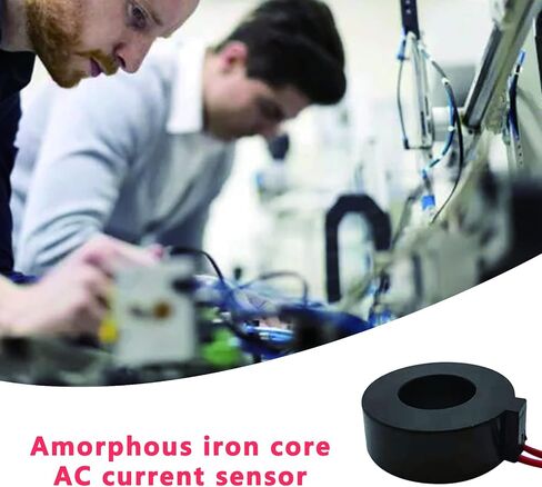 Jadeshay AC Current Transformer CT for Mini Ammeter, 100A AC Current Sensor with High Protection, Compact Portable and Precision-Made Quality ABS Material in Saudi Arabia