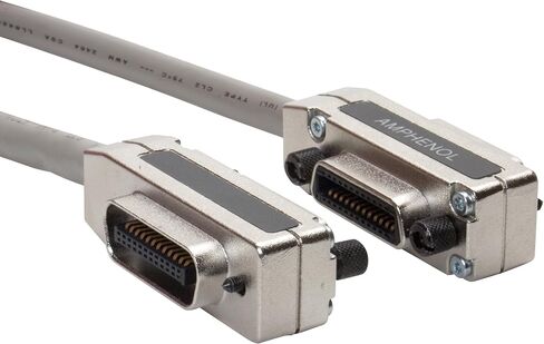 Amphenol GP-IE156327SS-002 كابل GPIB قابل للتكديس، IEEE-488، محمي، 2 متر، 6.6 بوصة، رمادي in Saudi Arabia