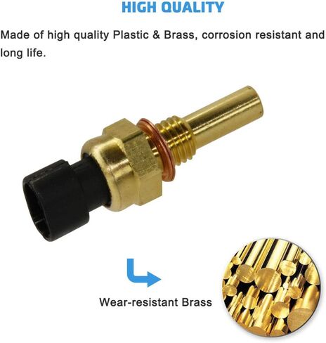 Engine Coolant Temperature Sensor Compatible with Chevy Avalanche Impala Trailblazer Suburban 1500 2500 HD Express Silverado GMC Envoy Sierra Yukon Savana Saturn 19236568 213-4514 213-4333 in Saudi Arabia