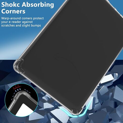 COO Clear Case for 6.8" All-New Kindle Paperwhite 11th Generation 2021 and Signature Edition TPU Back Cover, Ultra Clear Soft Flexible Transparent TPU Skin Bumper Cover (11th 2021) in Saudi Arabia