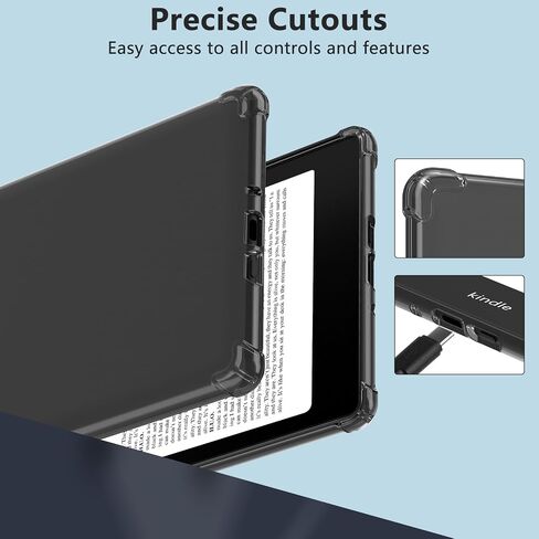 COO Clear Case for 6.8" All-New Kindle Paperwhite 11th Generation 2021 and Signature Edition TPU Back Cover, Ultra Clear Soft Flexible Transparent TPU Skin Bumper Cover (11th 2021) in Saudi Arabia