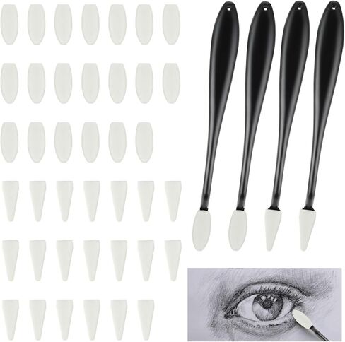 Yolev 4PCS Pencil Blender Set Blending Stump The Ultimate Tool Art Blending Pencils Tools, Sandpaper Pencil Blender Stumps for Drawing, Sketching, Artists in Saudi Arabia
