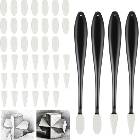 Yolev 4PCS Pencil Blender Set Blending Stump The Ultimate Tool Art Blending Pencils Tools, Sandpaper Pencil Blender Stumps for Drawing, Sketching, Artists in Saudi Arabia