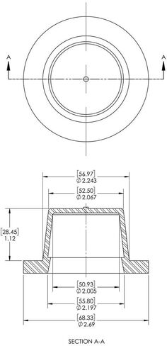 سلسلة كابلات WW-WF-34 WW - غطاء بلاستيكي مدبب وقابس مع شفة سميكة واسعة، 5 عبوات، LD-PE أصفر، غطاء OD 2.005 بوصة × معرف القابس 2.243 بوصة حماية ملولبة وغير مترابطة، قناع (ZWF341AO1) in Kuwait