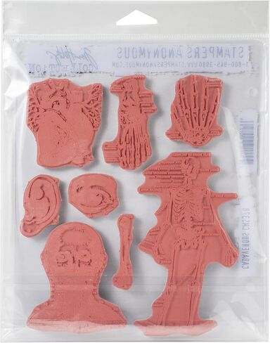Tim Holtz - Stampers Anon CLING RBBR STAMP SET CADAVEROUS in Saudi Arabia