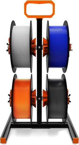 حامل بكرة خيوط YOOPAI يناسب جميع البكرات من أي حجم وجميع أنواع الخيوط لـ Pla/Petg/abs/TPU/Nylon/مواد الطباعة ثلاثية الأبعاد الأخرى، رف حامل خيوط الطابعة ثلاثية الأبعاد (يمكن وضع 4 خيوط بكرة) in Kuwait