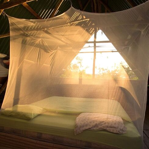 Camp Mosquito Net, Ultra Large Mosquito Net Camping Tent for Camping, Finest Holes Mesh 20, Square Netting Curtain for Bunk Bed, Camping, Bedding, Patio, Easy Installation, Storage Bag 200*200*180cm in Saudi Arabia