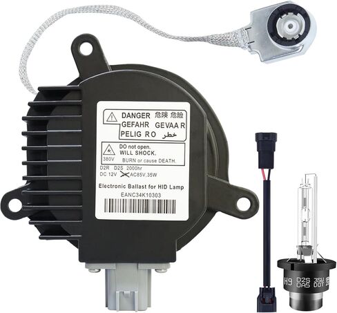 28474-89904 مصباح أمامي ومصباح D2S Hid، وحدة تحكم زينون HID مع مشعل، متوافقة مع Infiniti G35 G37 Fx35 Fx45 Qx50 Qx56 Qx70 - يستبدل 28474-8991A NZMNS111LBNA NZMNS111LANA in Kuwait