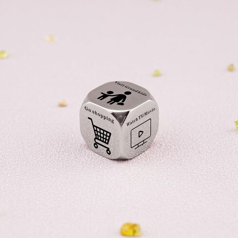 Dice Decider Gift for Man Woman Novelty Gifts for Friends Coworkers Families Decision Dice Interesting Choice Data Gifts for Husband Wife Boyfriend Girlfriend Anniversary Birthday Gifts in Kuwait