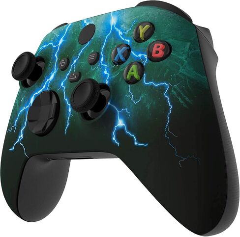وحدة تحكم الألعاب المخصصة لسلسلة Xbox & One Soft Touch Design لـ Xbox Series & One - غلاف ناعم لقبضة الراحة X - (البرق) in Kuwait