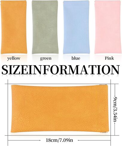 4 عبوات من حافظات النظارات الناعمة، حافظات نظارة ناعمة للنساء، حافظات نظارات ناعمة، حافظة نظارة ناعمة، حافظة نظارة شمسية ناعمة in Saudi Arabia