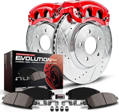 طقم فرامل باور ستوب KC1243B Z23 Evolution Sport مع الفرجار in Saudi Arabia
