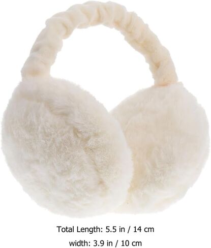 أغطية أذن شتوية من BESPORTBLE، أغطية أذن دافئة من الفرو الصناعي، أغطية أذن دافئة من الفراء، تدفئة الأذن في الهواء الطلق للنساء والفتيات، قطعتان in Kuwait