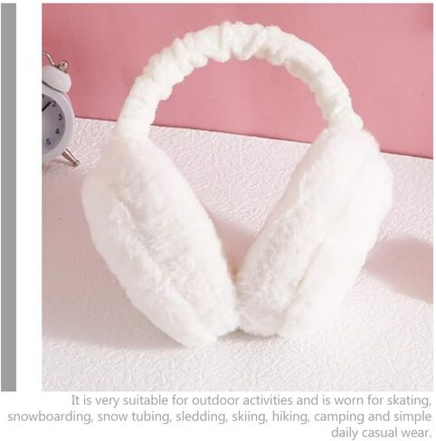 أغطية أذن شتوية من BESPORTBLE، أغطية أذن دافئة من الفرو الصناعي، أغطية أذن دافئة من الفراء، تدفئة الأذن في الهواء الطلق للنساء والفتيات، قطعتان in Kuwait