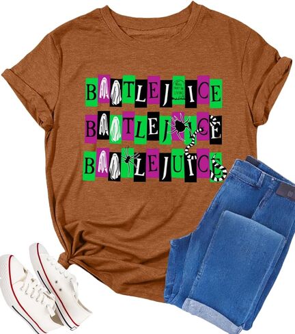Halloween Teacher Shirts for Women Trick Or Teach Shirts Ghost T Shirt Bookish Tee Funny Cute Short Sleeve Tops in Kuwait