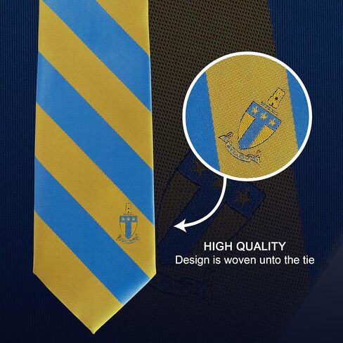 Desert Cactus Alpha Tau Omega Tie Fraternity 100% Polyester with Logo Officially Licensed (Style A) in Saudi Arabia