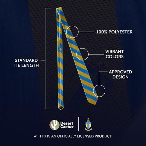 Desert Cactus Alpha Tau Omega Tie Fraternity 100% Polyester with Logo Officially Licensed (Style A) in Saudi Arabia