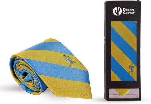 Desert Cactus Alpha Tau Omega Tie Fraternity 100% Polyester with Logo Officially Licensed (Style A) in Saudi Arabia