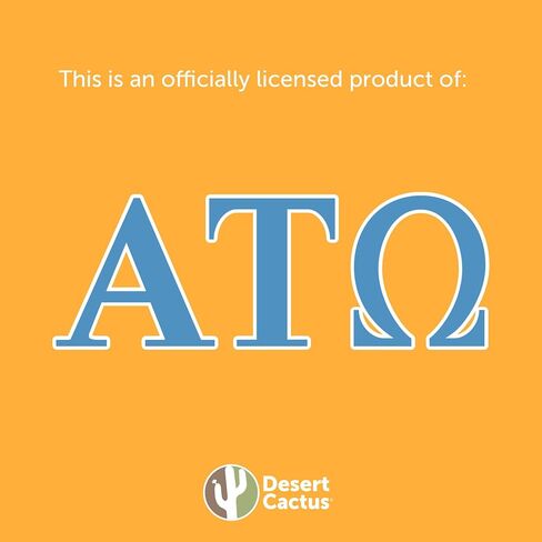 Desert Cactus Alpha Tau Omega Tie Fraternity 100% Polyester with Logo Officially Licensed (Style A) in Saudi Arabia