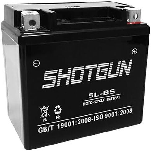 بطارية بديلة من Shotgun YTX5L-BS لجميع الدراجات النارية/الدراجات البخارية "Beamer Series" من E-TON in Saudi Arabia