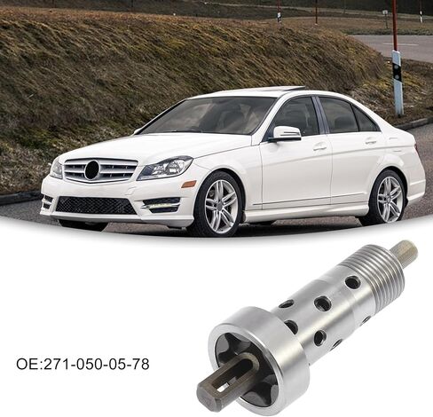 ACROPIX Car Engine Camshaft Variable Valve Timing Solenoid Fit for Mercedes-Benz C250 - Pack of 1 Silver Tone in Saudi Arabia