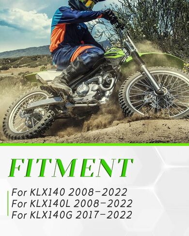 غطاء فلتر زيت الدراجة الترابية KLX140 غطاء مرئي لـ KLX140 2008-2022، KLX140L 2008-2022، KLX140G 2017-2022، Ver.Visual، أسود فارسي in Saudi Arabia