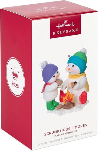 Hallmark Keepsake Christmas Ornament 2025, Making Memories Scrumptious S'Mores, Snowman Collectors Gifts in Saudi Arabia