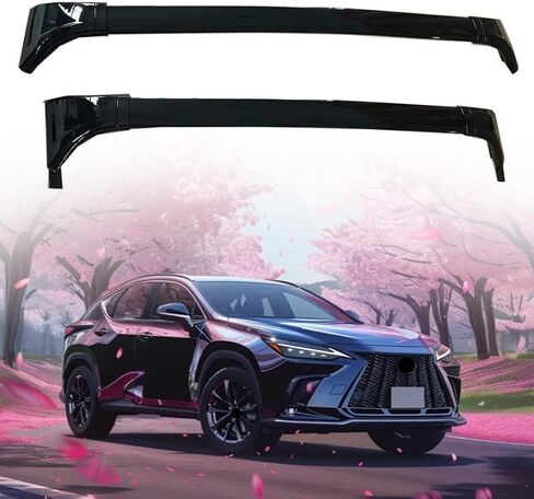 2PCS Aluminum Roof Rail Rack Crossbars Cross Bars Fits for Lexus NX 250 350 350h 450h 2022 2023 2024 2025 Rooftop Luggage Cargo Bars Luggage Carrier in Saudi Arabia