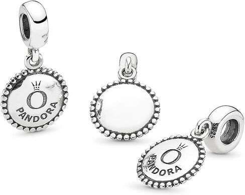 PANDORA Icon Dangle Charm - هدية لها - لحظات متوافقة - حلية سوار من الفضة الإسترلينية - مع صندوق هدايا in Saudi Arabia