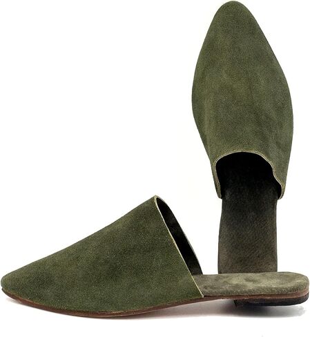 Suede mule || leather Mules shoes for women || Premium Handmade Babouches || Loafers Women's Mules & Clogs || Womens babouche slippers in Saudi Arabia