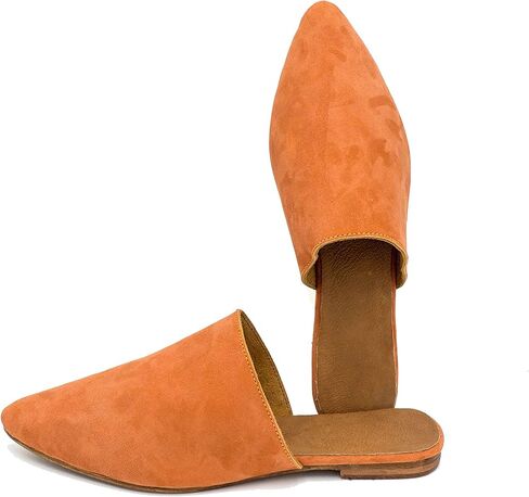 Suede mule || leather Mules shoes for women || Premium Handmade Babouches || Loafers Women's Mules & Clogs || Womens babouche slippers in Saudi Arabia