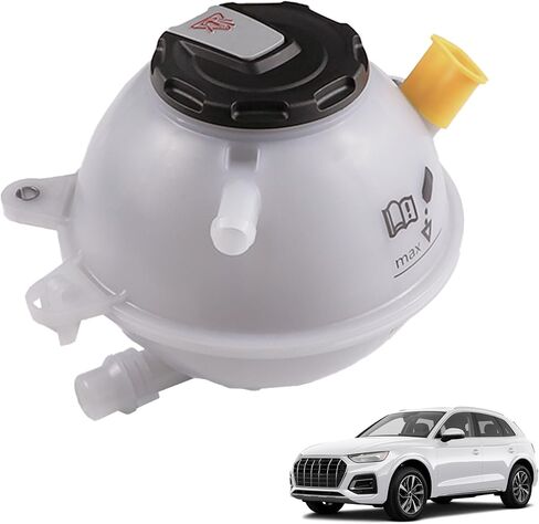 خزان توسيع استرداد مبرد المحرك مع مستشعر وغطاء متوافق مع 2018-2023 Audi Q5 2020 Q5 PHEV L4 2.0L يستبدل 80A121405AQ 80A121405AK in Saudi Arabia