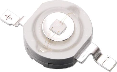 10PCS 3W High Power LED Chip,Purple Light Emitter Diode Electronic Component Repairing LED Lamp Bulb DIY Lighting (700mA/3.2-3.6V/140deg/420nm-425nm) in Kuwait