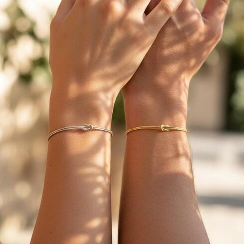Matching Couple Bracelets – Infinity Promise Love Knot BFF Bracelets for Women & Men, Hypoallergenic Non-Tarnish Friendship Jewelry, Bestie Gifts, Forever Relationship Jewelry for Her/Him in Saudi Arabia