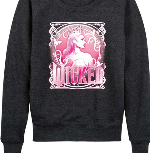 HYBRID APPAREL Wicked - شعار Glinda Portrait - قميص نسائي من French Terry بأكمام طويلة in Saudi Arabia