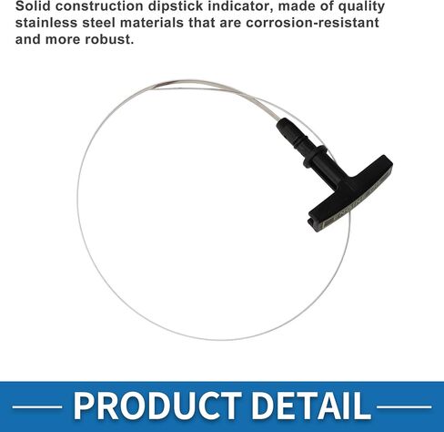 Engine Oil Dipstick Oil Level Dip Stick Double Hole Indicator for Ford Escort 2.0L 1998-2003 Plastic Metal Black Silver Tone in Saudi Arabia