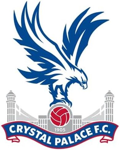 FOCO Crystal Palace FC Ski Cuff Knit Beanie Bobble Hat أسود، أسود، مقاس واحد in Saudi Arabia