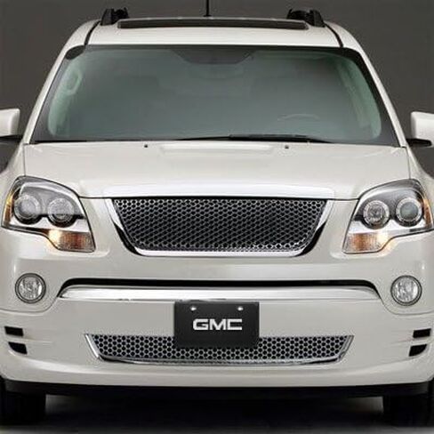 Made for GMC 3D Chrome Metal Logo Black Stainless Steel License Plate in Saudi Arabia
