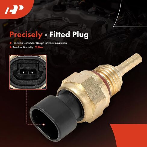 A-Premium Engine Coolant Temperature Sensor [2 Pins] Compatible with Ram 2500 2011-2018/2020, 3500 2011-2019/2021, 4500 2011-2018/2020, 5500 2011-2020 & Dodge Ram 2500, Ram 3500, Ram 4500, Ram 5500 in Saudi Arabia