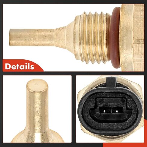 A-Premium Engine Coolant Temperature Sensor [2 Pins] Compatible with Ram 2500 2011-2018/2020, 3500 2011-2019/2021, 4500 2011-2018/2020, 5500 2011-2020 & Dodge Ram 2500, Ram 3500, Ram 4500, Ram 5500 in Saudi Arabia