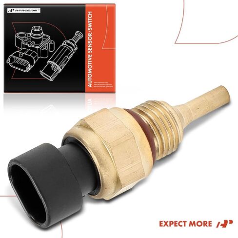 A-Premium Engine Coolant Temperature Sensor [2 Pins] Compatible with Ram 2500 2011-2018/2020, 3500 2011-2019/2021, 4500 2011-2018/2020, 5500 2011-2020 & Dodge Ram 2500, Ram 3500, Ram 4500, Ram 5500 in Saudi Arabia