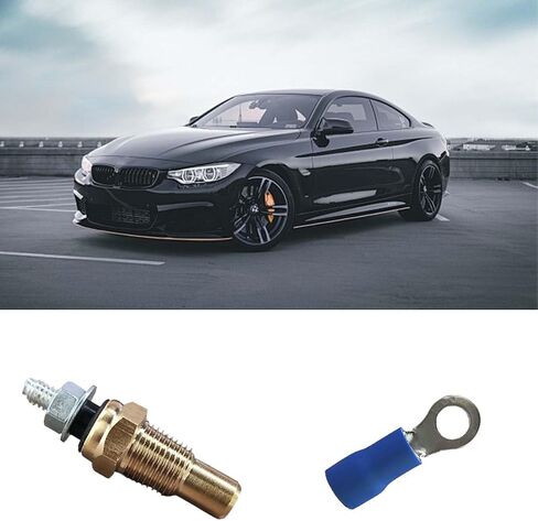 Universal Engine Coolant Temperature Sensor, 1/8 Npt Brass Water/Oil Temp Sensor, Electrical Sender Transmission Sensor Unit for Most Cars in Saudi Arabia