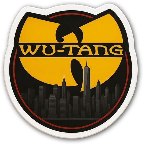 2 (Pieces) 3" and 5" W@U-Tang Sticker, Waterproof Vinyl Decals for Many Purpose Like Cars, Trucks, Laptops, Phones, Windows and More in Saudi Arabia